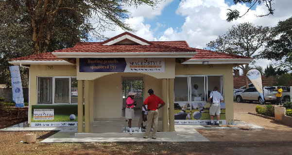 Nyeri Golf Club has a brand new starters cabin roofed with Decra Heritage Roof 1