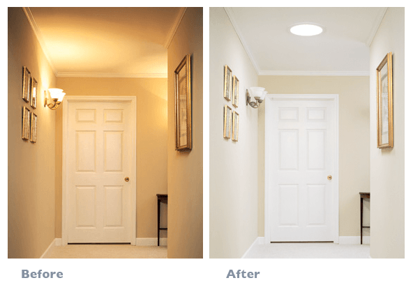 4 Decra® Sun Tunnels allow you to direct natural light to where you want it. 4