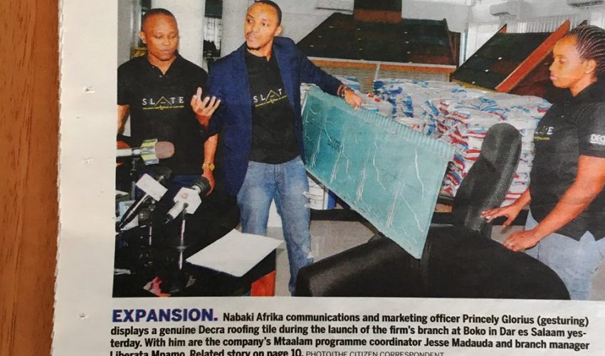 Decra® exclusive distributor, Nabaki Afrika in the news 5
