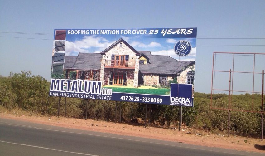 Metalum launched Billboards in Gambia 4
